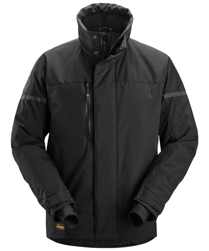 Snickers 1106 AllroundWork isolerend jack zwart voorkant