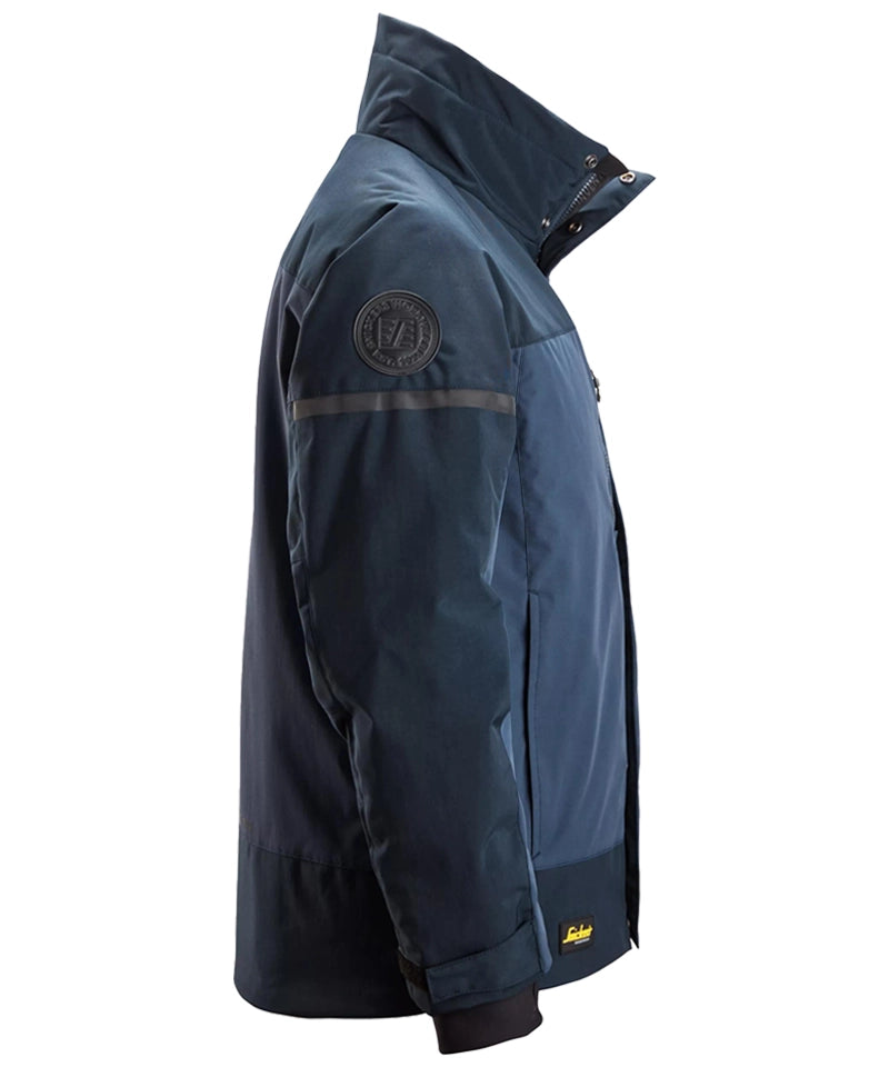 Snickers 1106 AllroundWork isolerend jack navy zijkant