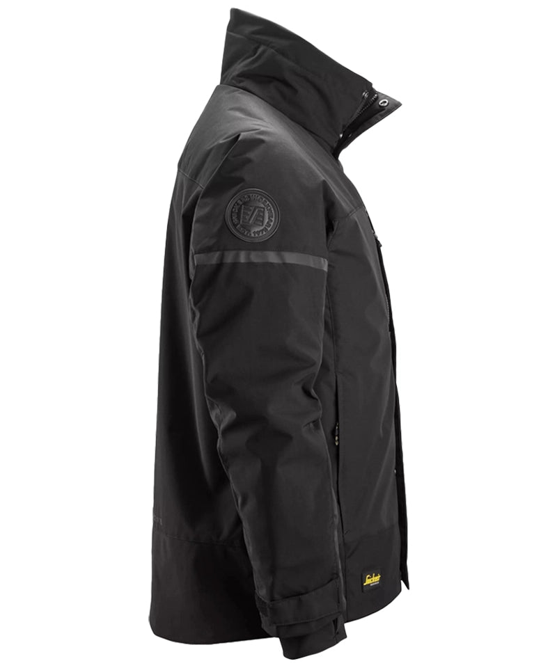 Snickers 1106 AllroundWork isolerend jack zwart zijkant