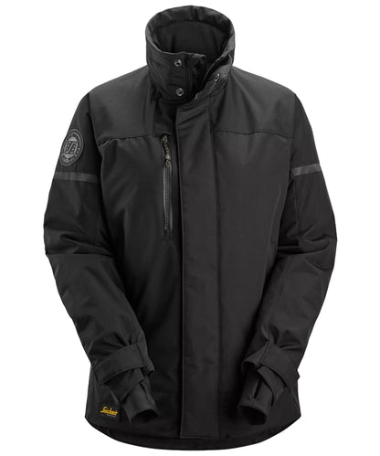 Snickers 1117 AllroundWork isolerende dames werkjas zwart voorkant