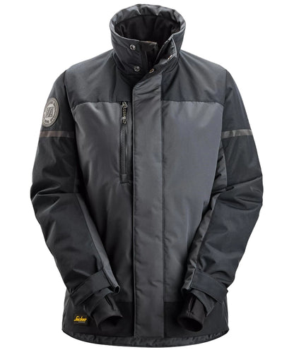 Snickers 1117 AllroundWork isolerende dames werkjas grijs voorkant