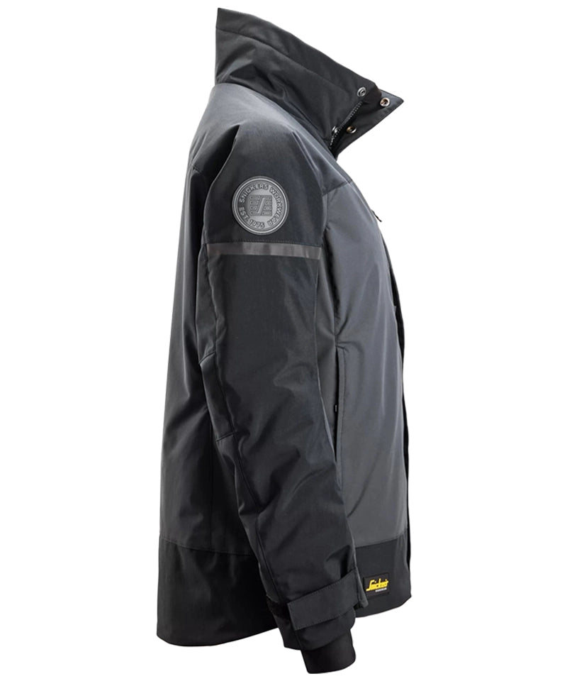 Snickers 1117 AllroundWork isolerende dames werkjas grijs zijkant