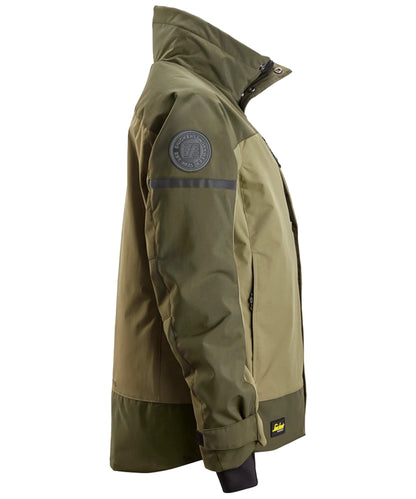 Snickers 1117 AllroundWork isolerende dames werkjas groen zijkant