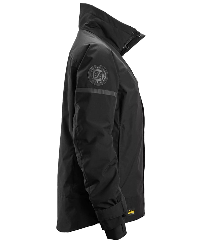 Snickers 1117 AllroundWork isolerende dames werkjas zwart zijkant