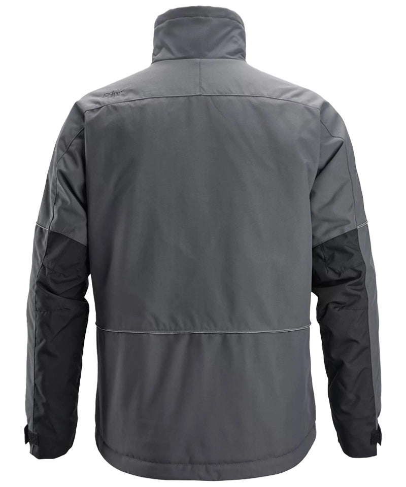 Snickers AllroundWork Winterjack 1158 grijs achterkant