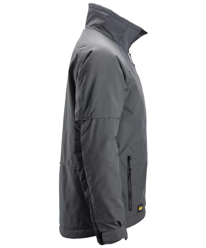 Snickers AllroundWork Winterjack 1158 grijs zijkant