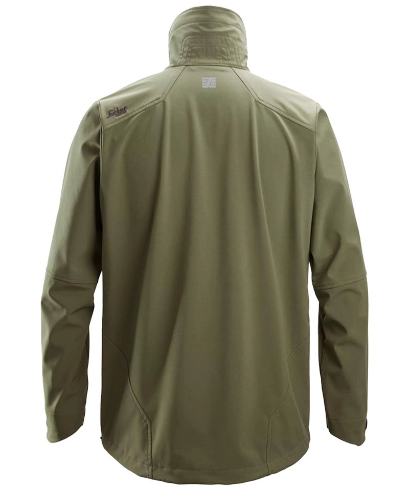 Snickers softshell werkjas 1205 groen achterkant