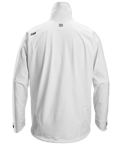 Snickers softshell werkjas 1205 wit achterkant