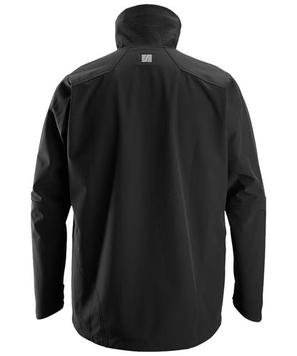Snickers softshell werkjas 1205 zwart achterkant