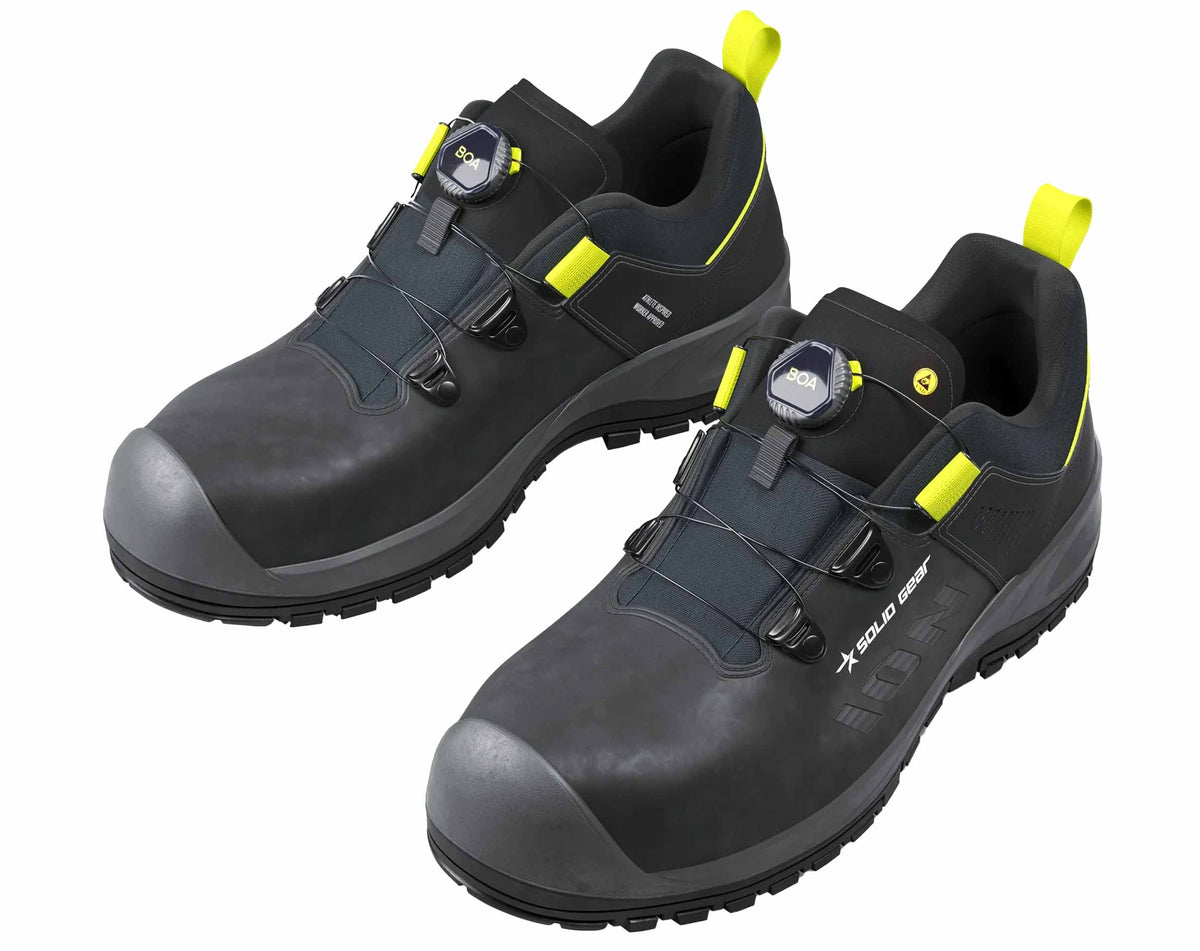 Solid Gear werkschoenen S3L Ion S schuin allebei