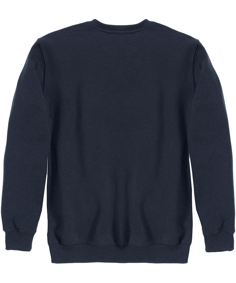 Carhartt sweater ronde hals navy heren voorkant