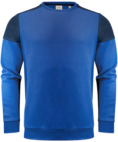 Sweater Printer Prime Blauw-Navy voorkant