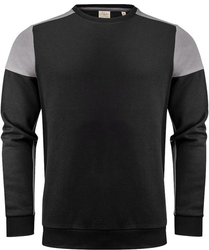 Sweater Printer Prime Zwart-Grijs voorkant