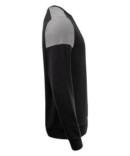 Sweater Printer Prime Zwart-Grijs zijkant