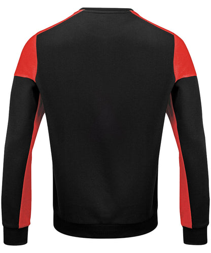 Sweater Printer Prime Zwart-Rood achterkant