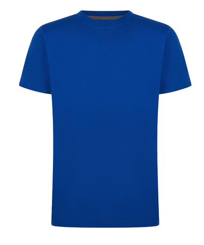 T-shirt ronde hals Back to basics Blauw