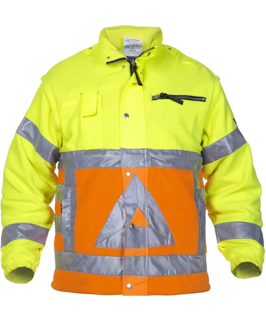 Verkeersregelaar polar fleece jack Hydrowear Florence voorkant