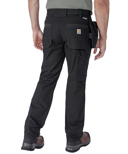 Carhartt stretch werkbroek 105070 achterkant aan zwart