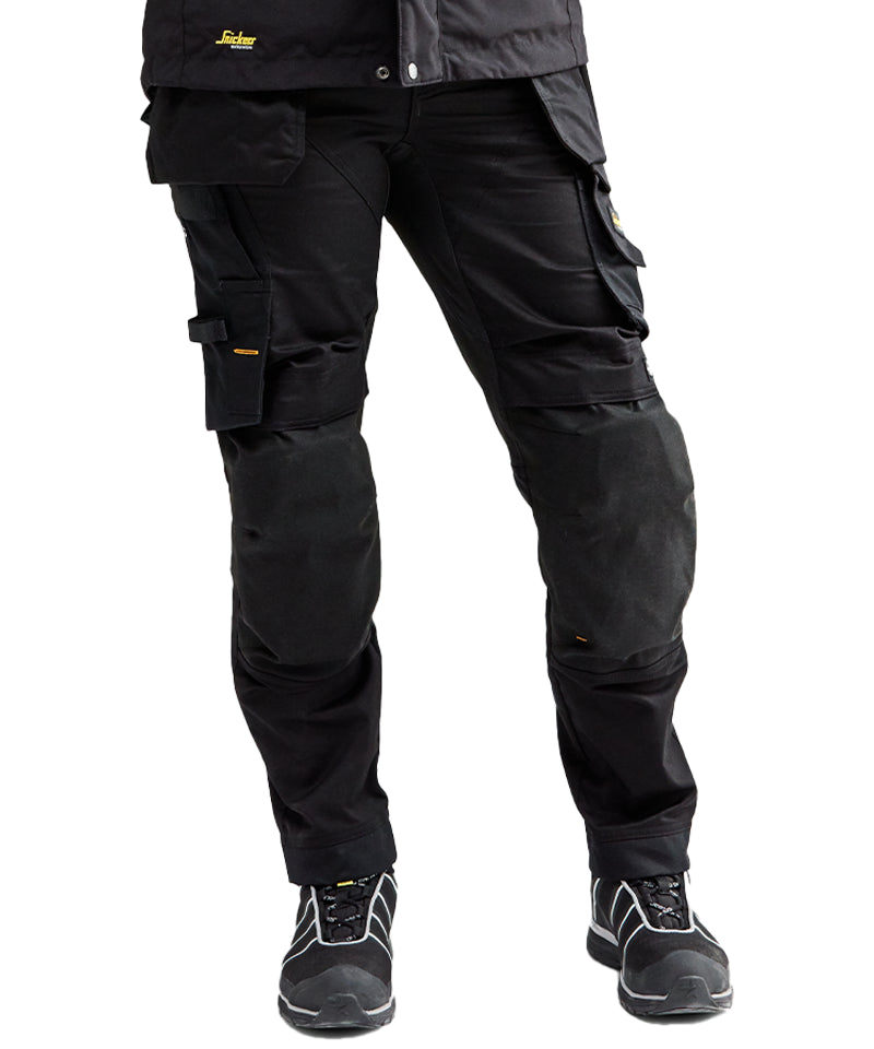 Dames werkbroek stretch Snickers 6247 aan foto