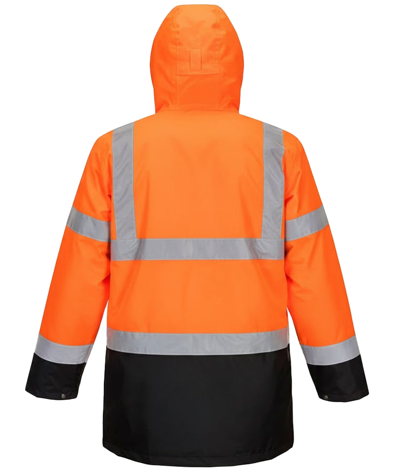 High-vis 5-in-1 jas Portwest S766 achterkant