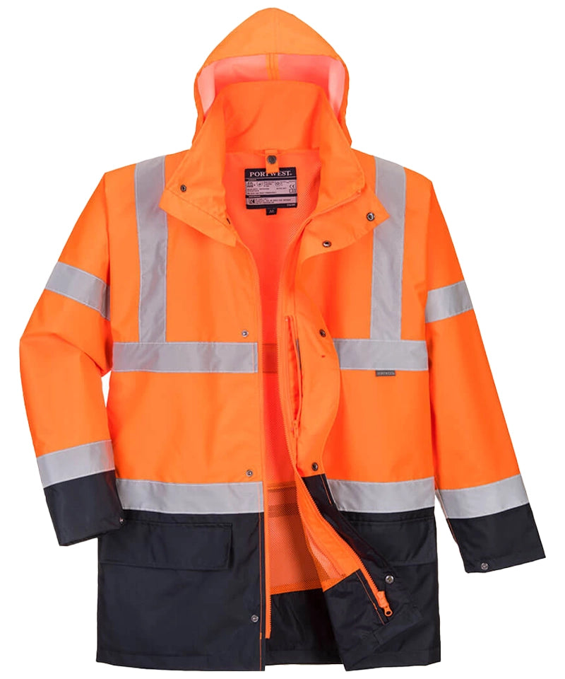 High-vis 5-in-1 jas Portwest S766 voorkant