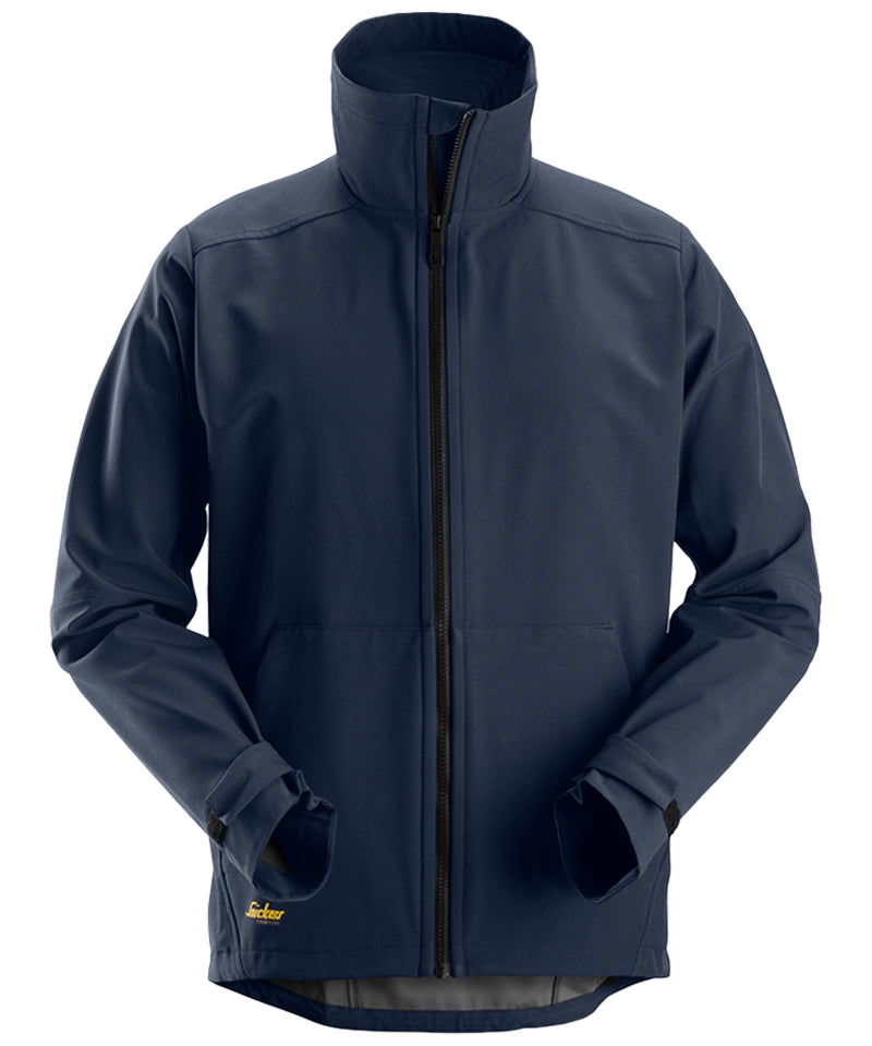 Snickers softshell werkjas 1205 navy voorkant