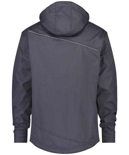 Softshell Jas Tavira Dassy antraciet achterkant