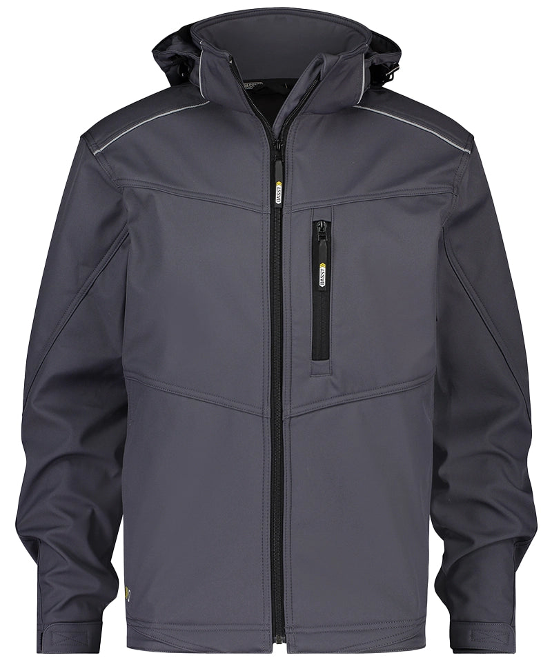Softshell Jas Tavira Dassy achtraciet voorkant