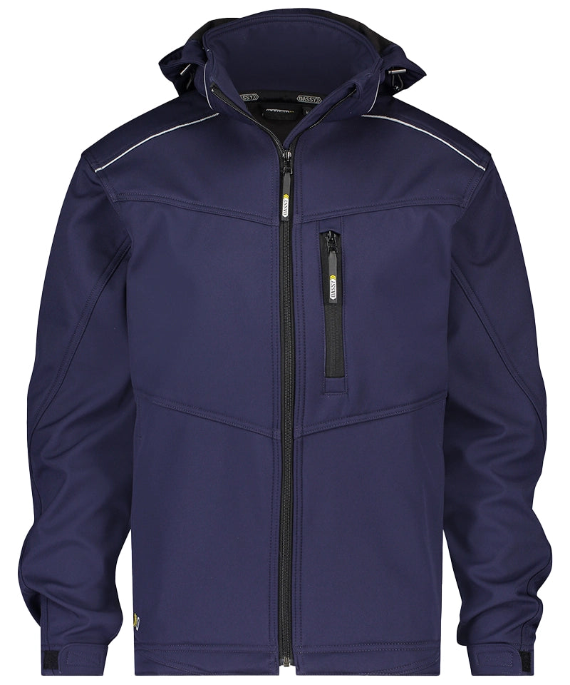 Softshell Jas Tavira Dassy navy voorkant