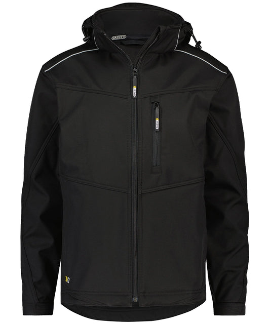 Softshell Jas Tavira Dassy zwart voorkant