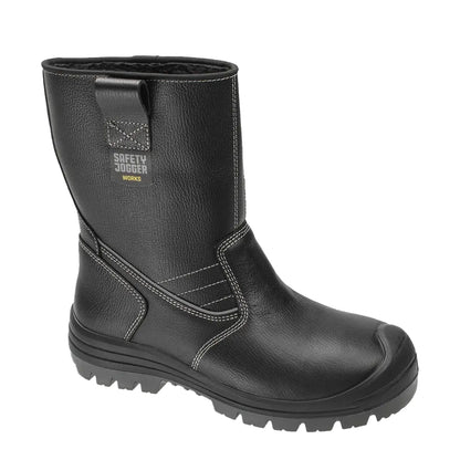 Werklaarzen Bestboot S3 Safety Jogger schuin zwart