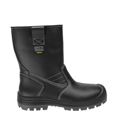 Werklaarzen Bestboot S3 Safety Jogger voorkant zwart