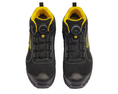 Werkschoenen diadora 182533, zwart met geel, bovenkant