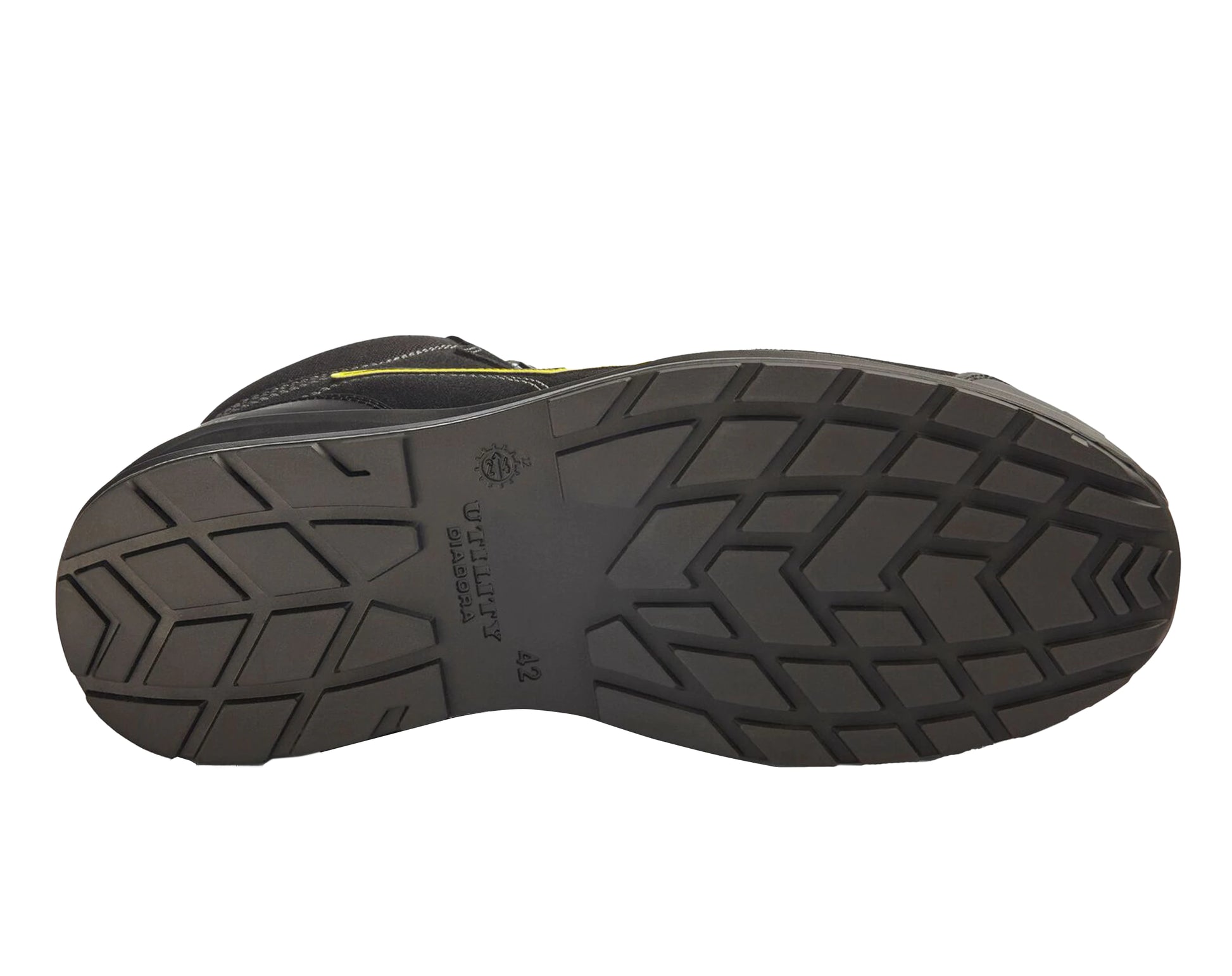 Werkschoenen diadora 182533, zwart met geel, zool