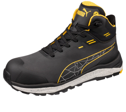 Puma werkschoenen Xplore Hoog S3S ESD FO HRO SR 63563 schuin neus
