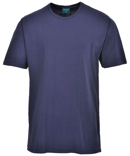 Thermo shirt korte mouwen Portwest B120 voorkant navy