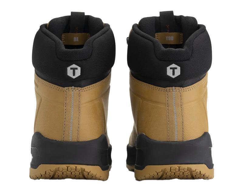 Totectors werkschoenen S7L Williams hoog bruin achterkant