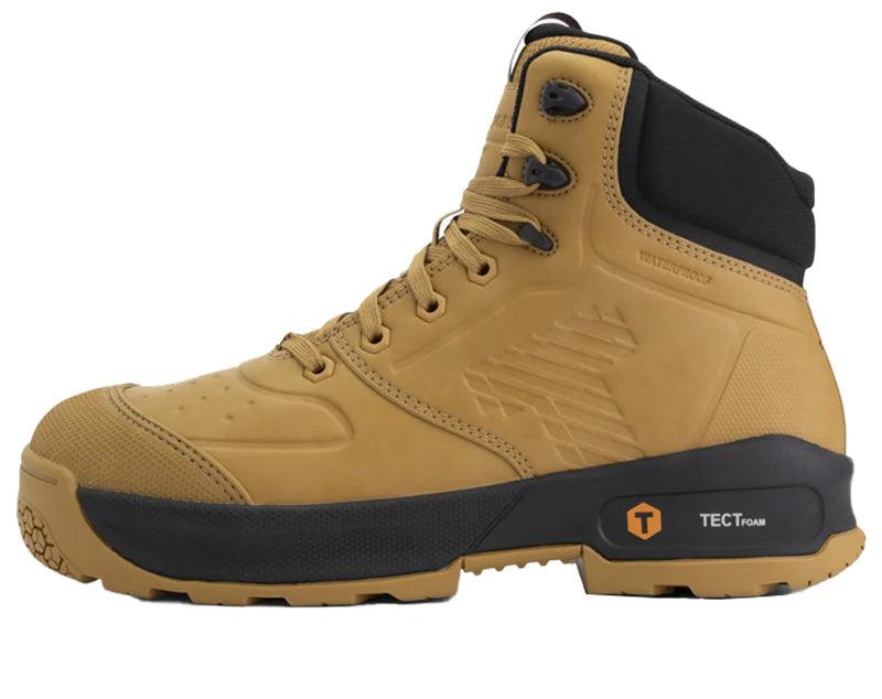 Totectors werkschoenen S7L Williams hoog bruin zijkant
