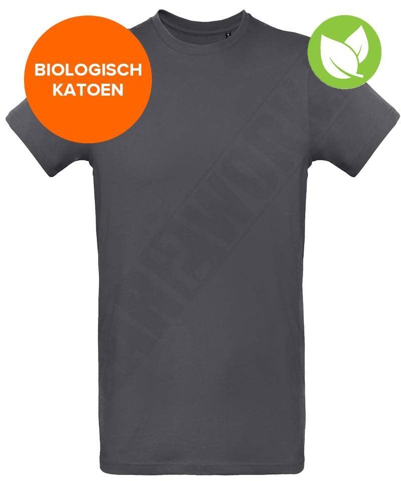 Organic T-shirt B&C antraciet