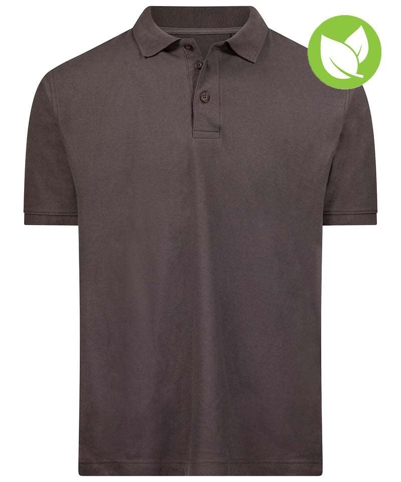 Back to basics Poloshirt katoen/polyester Bruin