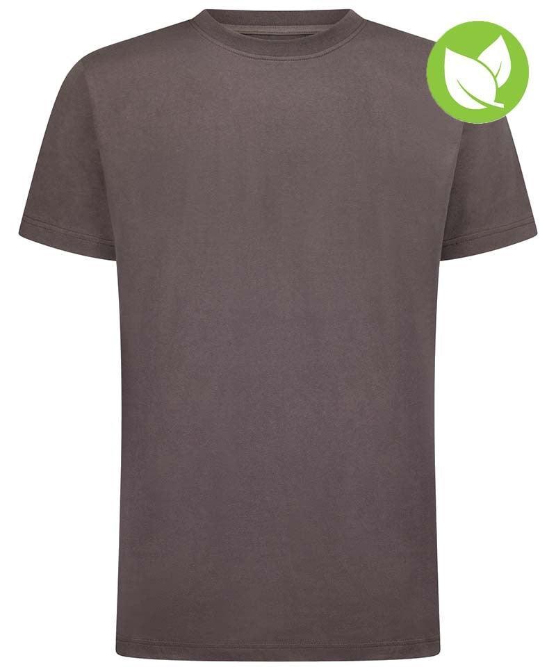 Back to basics T-shirt ronde hals grijs