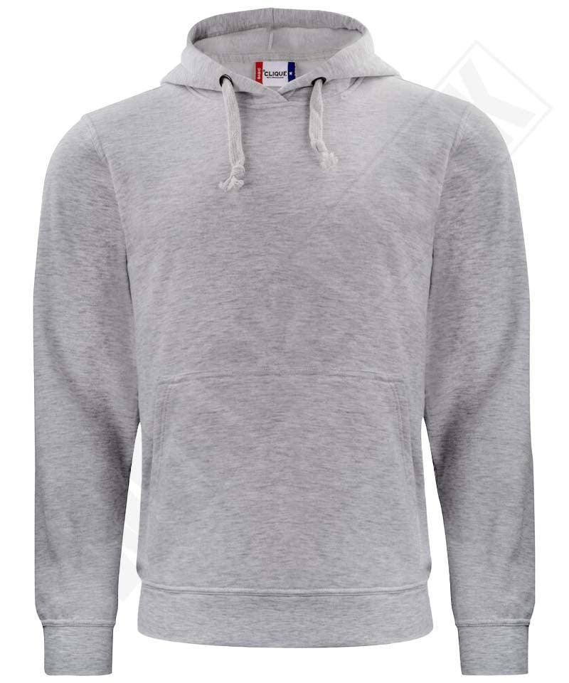 Basic hoodie Clique grijs