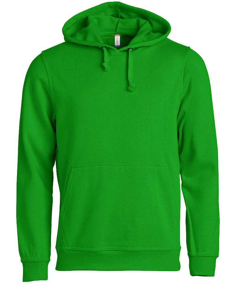 basic hoodie clique groen