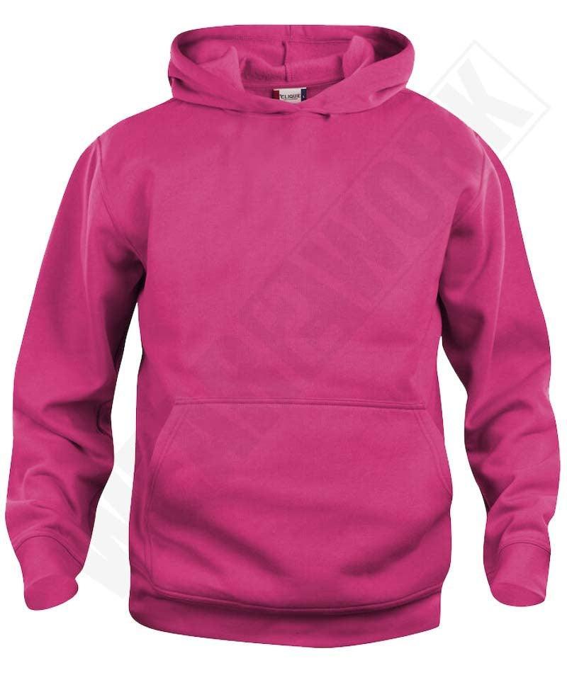 Basic hoodie junior Clique roze