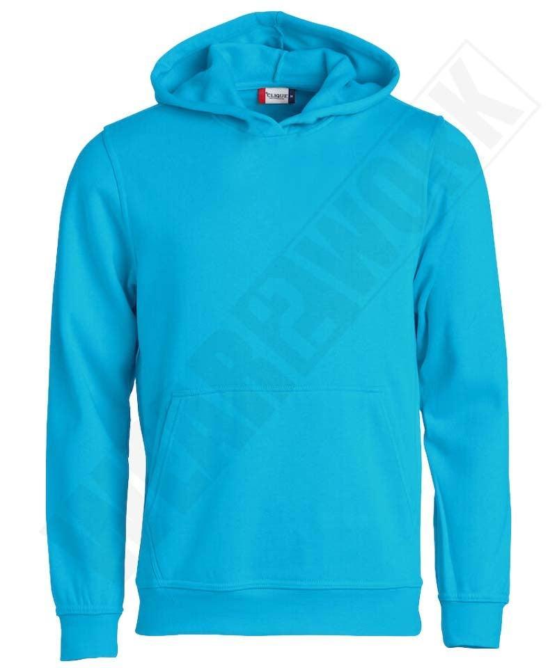 Basic hoodie junior Clique blauw