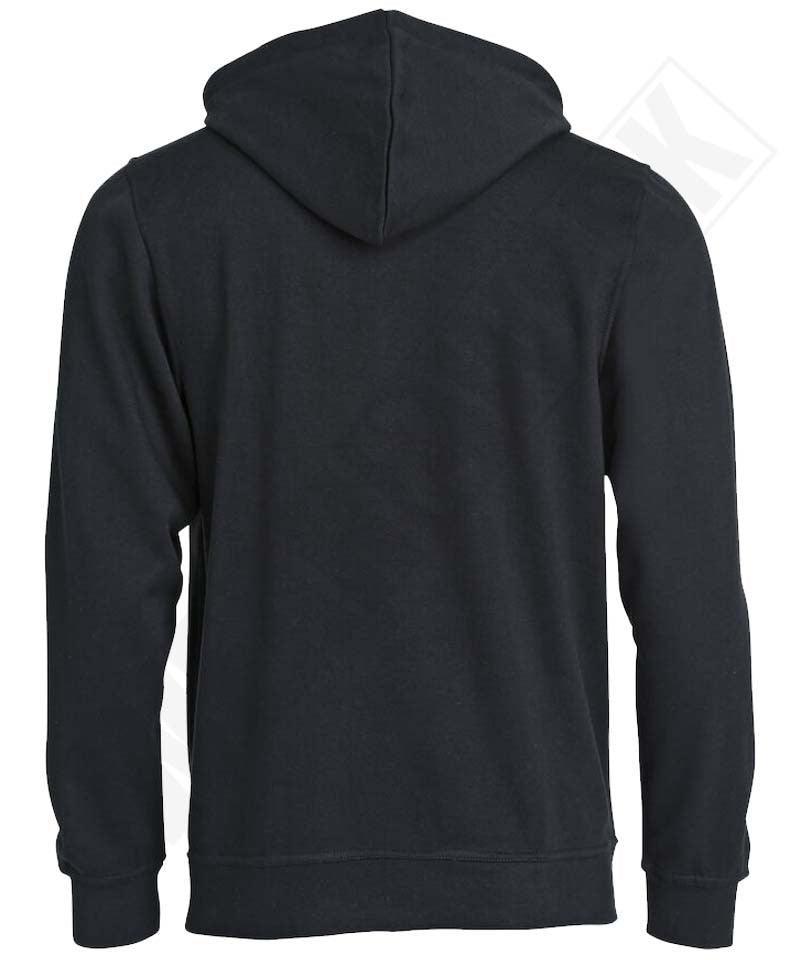 Basic hoodie junior Clique zwart achterkant