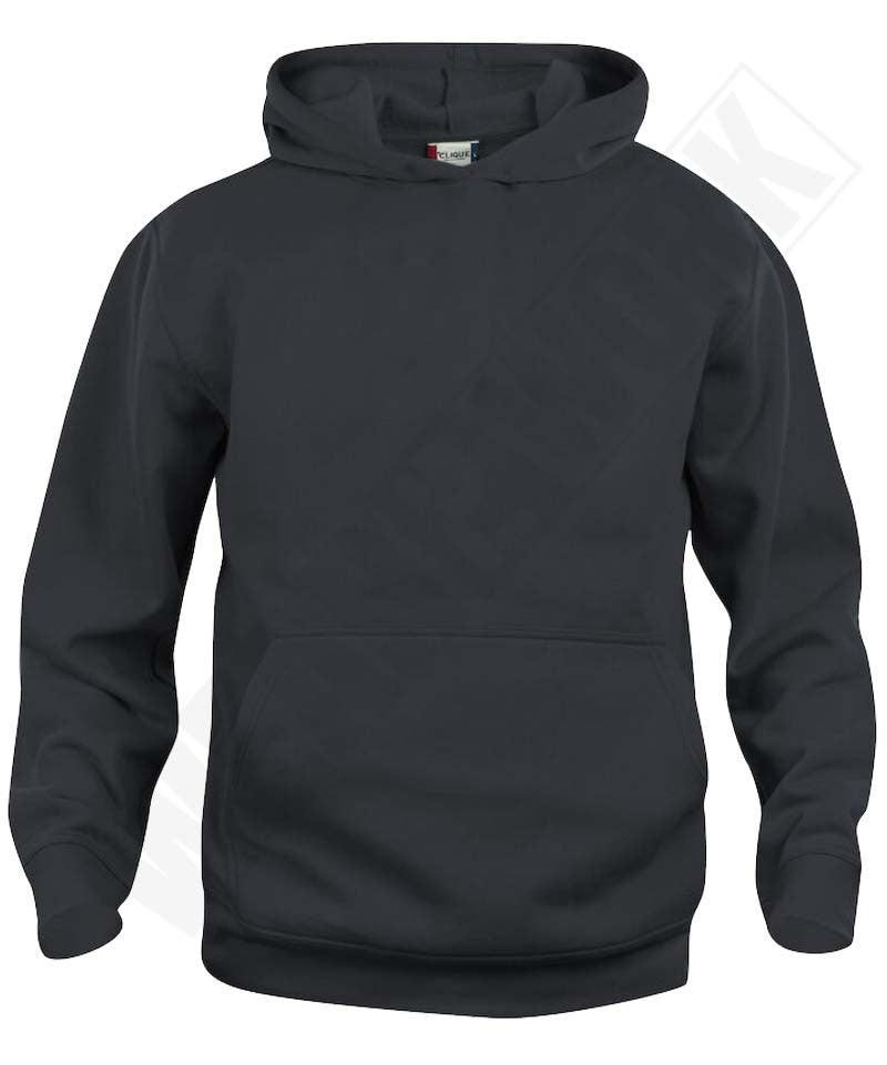 Basic hoodie junior Clique zwart