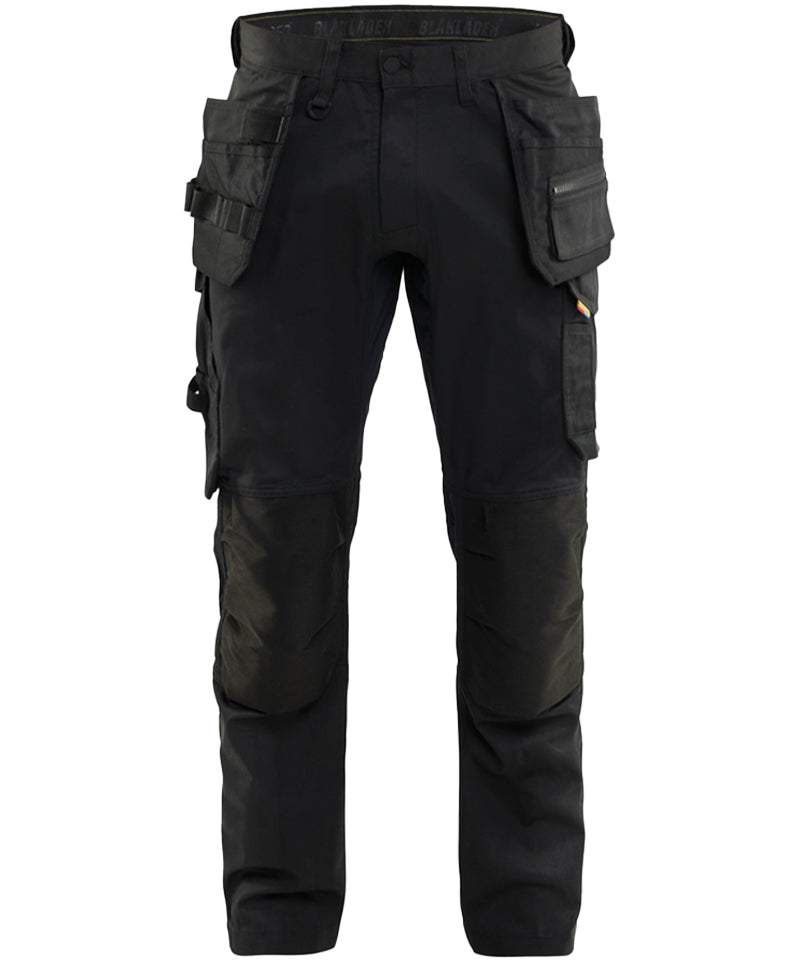 Blaklader werkbroek stretch 1750-1832 zwart voorkant