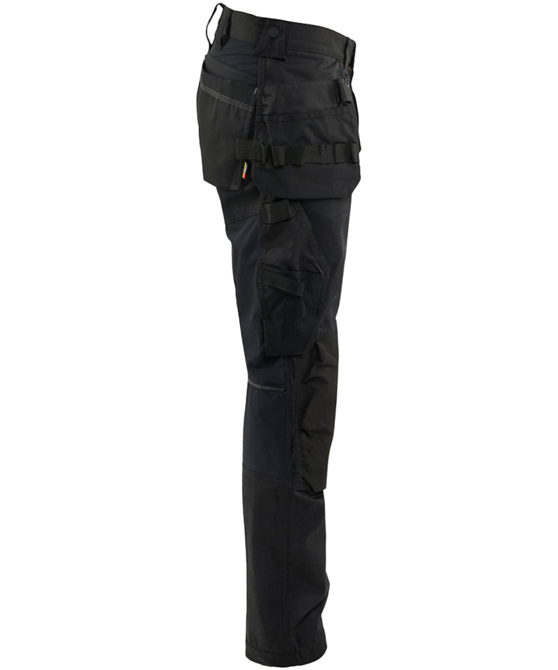 Blaklader werkbroek stretch 1750-1832 zwart zijkant