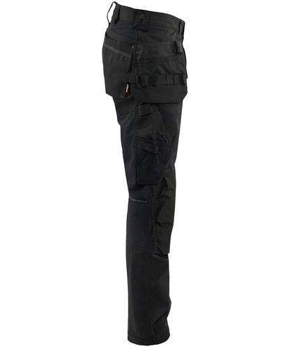 Blaklader werkbroek stretch 1750-1832 zwart zijkant